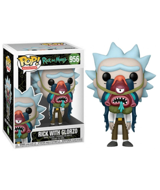 Figura Funko Pop Rick con Glorzo 956 - Rick y Morty - El Científico Controlado por el Parásito