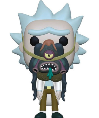 Figura Funko Pop Rick con Glorzo 956 - Rick y Morty - El Científico Controlado por el Parásito