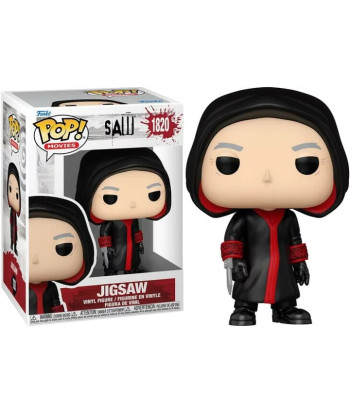 Figura Funko Pop Jigsaw 1820 - Saw - Túnica de Culto con Hoja Oculta