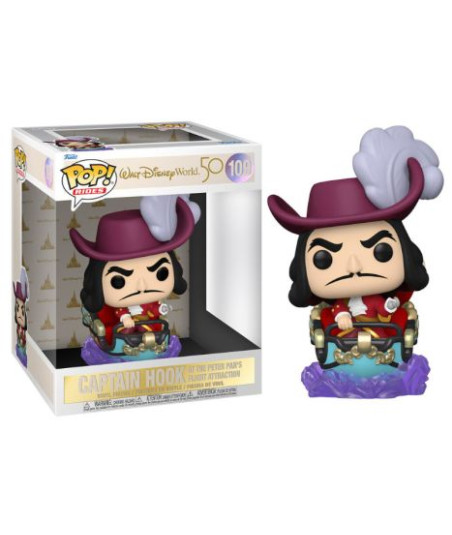 Funko POP! CAPTAIN HOOK AT THE PETER PAN'S FIGHT ATRACTION (109) - WALT DISNEY 50 ANNIVERSARY