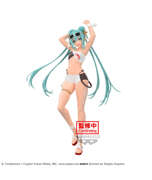 Figura HATSUNE MIKU - Racing Miku 2023 "Tropical Version" 20cm Banpresto