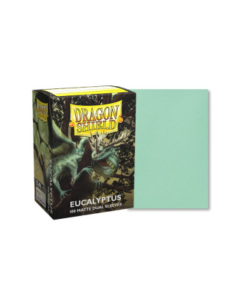 Fundas Standard Dual Matte Eucalyptus Lehel Verde (100) - Dragon Shield