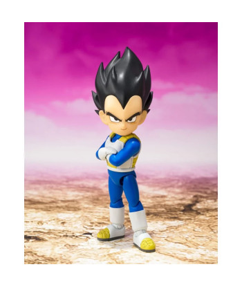 Figura S.H. Figuarts Vegeta (Mini) - Dragon Ball Daima - El Príncipe de los Saiyans en Versión Compacta