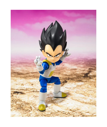Figura S.H. Figuarts Vegeta (Mini) - Dragon Ball Daima - El Príncipe de los Saiyans en Versión Compacta