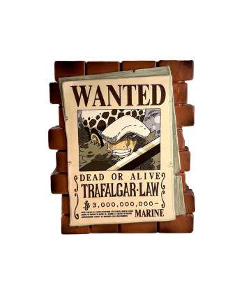 Hucha ONE PIECE - Law "Wanted" -  PVC 16cm