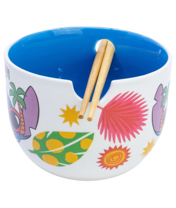 Cuenco Ramen Con Palillos Stitch