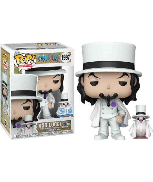 Figura Funko Pop Rob Lucci con Hattori 1994 - One Piece - Versión CP0