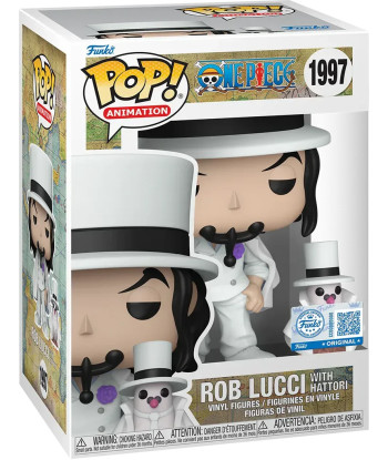 Figura Funko Pop Rob Lucci con Hattori 1994 - One Piece - Versión CP0