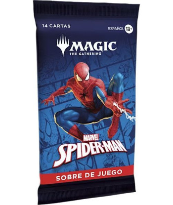Sobre de Juego Magic The Gathering Marvel Spider-Man - Universes Beyond - ¡Teje tu victoria! 14 Cartas (Español)