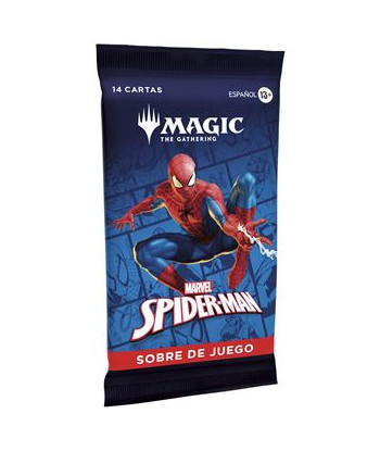 Sobre de Juego Magic The Gathering Marvel Spider-Man - Universes Beyond - ¡Teje tu victoria! 14 Cartas (Español)