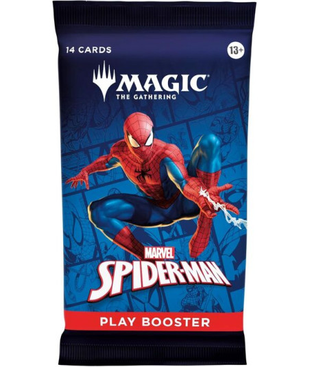 Sobre de Juego Magic The Gathering Marvel Spider-Man - Universes Beyond - ¡Teje tu victoria en el Multiverso! 14 Cartas (Inglés)