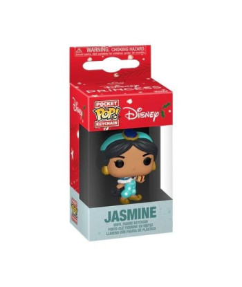 Llavero Pocket Pop Jasmine Holiday - Disney Aladdin - Princesa de Agrabah con Estilo Invernal