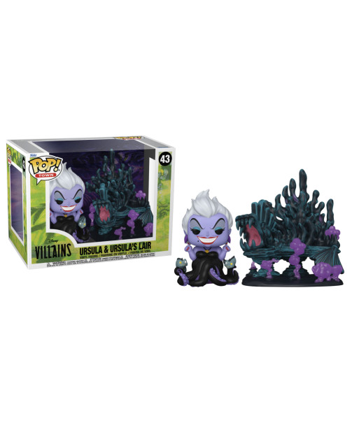 Figura Funko Pop Ursula & Ursula's Lair 43 - Disney Villains - El Pacto de la Bruja del Mar