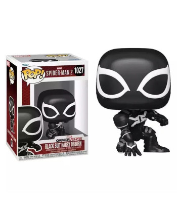 Figura Funko Pop Black Suit Harry Osborn 1027 - Marvel Spider-Man 2 - El Nuevo Portador del Simbionte