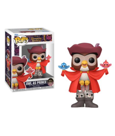 Figura Funko Pop Owl as Prince 1458 - Disney La Bella Durmiente - El Disfraz más Encantador del Bosque