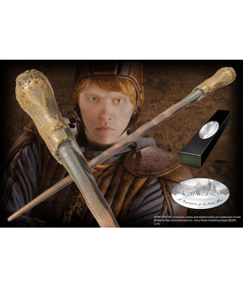 Varita The Noble Collection Ron Weasley - Harry Potter Character Edition - ¡Magia y Lealtad Gryffindor! 35cm