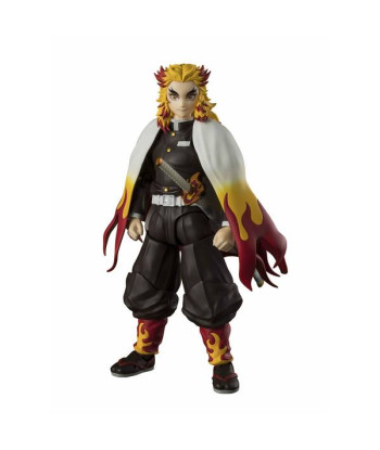 Figura S.H.Figuarts Kyojuro Rengoku 15 cm - Demon Slayer - El Corazón Ardiente del Tren Infinito