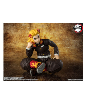 Figura S.H.Figuarts Kyojuro Rengoku 15 cm - Demon Slayer - El Corazón Ardiente del Tren Infinito