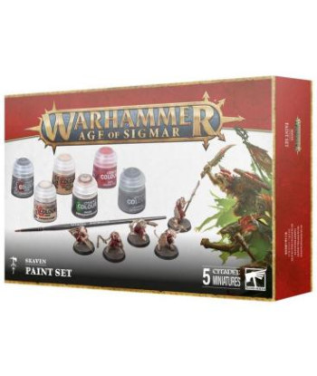 Warhammer Age Of Sigmar: Skaven Set de pintura