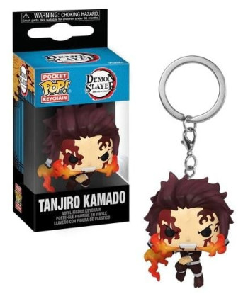 Llavero Pocket POP! Tanjiro Kamado (Hinokami Kagura) - Demon Slayer - Funko Keychain