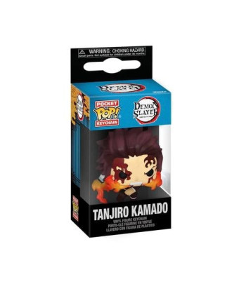Llavero Pocket POP! Tanjiro Kamado (Hinokami Kagura) - Demon Slayer - Funko Keychain