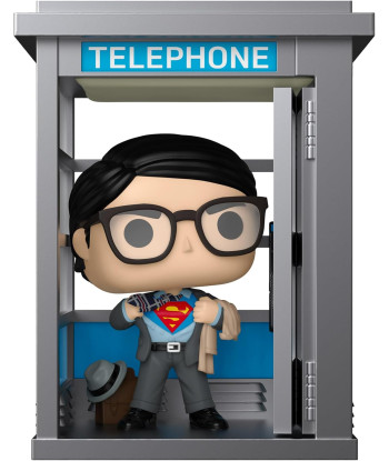 Figura Funko Pop Superman 558 - DC Superman The Movie - Transformación en Cabina Pop! Deluxe Edición Especial
