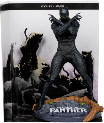Figura McFarlane Toys Black Panther - Marvel Knights 4 - ¡Homenaje a Stan Lee y Wakanda! 17cm