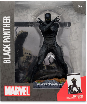 Figura McFarlane Toys Black Panther - Marvel Knights 4 - ¡Homenaje a Stan Lee y Wakanda! 17cm