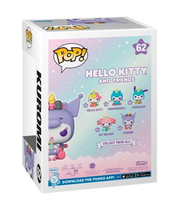 Figura Funko Pop Kuromi 62 - Hello Kitty and Friends - La Rebelde más Mágica y Adorable