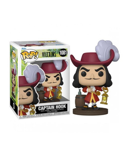 Figura Funko Pop Captain Hook 1081 - Disney Peter Pan - El Villano más Temido de Nunca Jamás