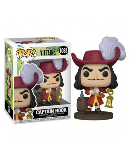 Figura Funko Pop Captain Hook 1081 - Disney Peter Pan - El Villano más Temido de Nunca Jamás