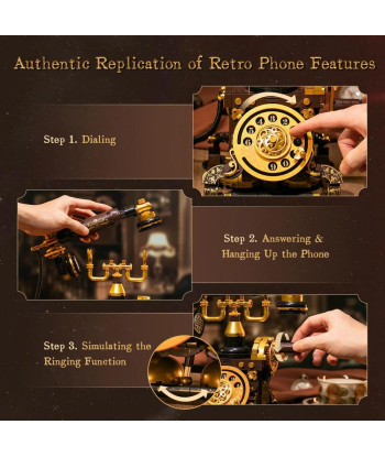 Retro Collection - Retro Series Retro Phone 26 cm construction set