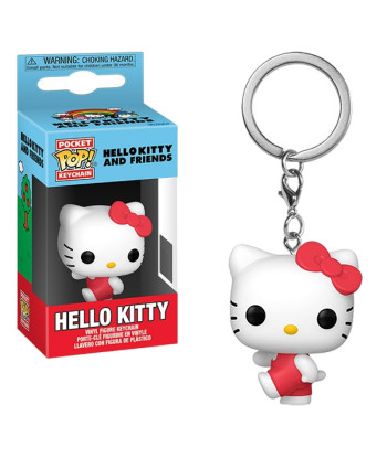 Llavero Funko Pop Hello Kitty - Sanrio Hello Kitty and Friends - La Gatita más Dulce con su Atuendo Rojo