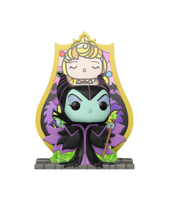 Figura Funko Pop Maléfica 1610 - Disney La Bella Durmiente - Deluxe Vidriera Artística