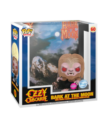 Figura Funko Pop Ozzy Osbourne Bark at the Moon 60 - Pop! Albums - El Hombre Lobo del Rock (Flocked)