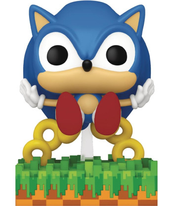 Figura Funko Pop Ring Scatter Sonic 918 - Sonic the Hedgehog - Edición Especial - El Momento más Icónico del Juego