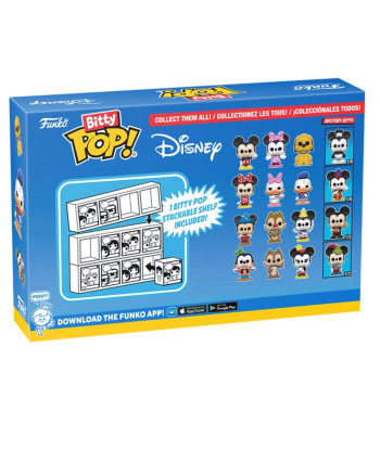 Figura Funko Bitty Pop! Minnie, Daisy, Donald y Mistery 4-Pack - Disney - Miniaturas Apilables con Sorpresa