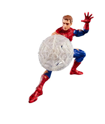 Figura Hasbro Marvel Legends Battle-Damaged Spider-Man con Carta Magic - ¡Héroe Caído pero no Vencido! 15cm