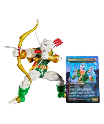 Figura Hasbro Marvel Legends Man-Wolf con Carta Magic: The Gathering - ¡Crossover Épico de Multiversos! 15cmFigura Hasbro Marvel