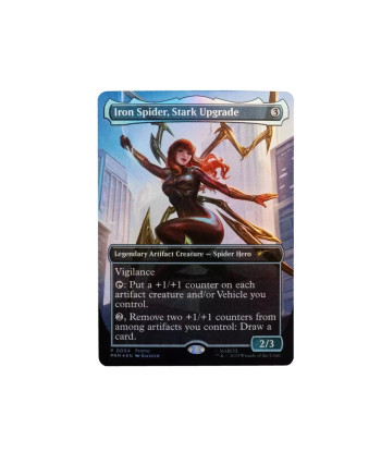 Figura Hasbro Marvel Legends MJ Iron Spider + Carta Magic: The Gathering - Crossover Beyond Amazing 15cm