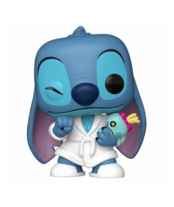 Figura Funko Pop Stitch en Bata 1608 - Disney Lilo y Stitch - Edición Especial Dormilón