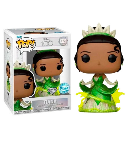 Figura Funko Pop Tiana 1321 - Disney Tiana y el Sapo - Diamond Collection Edición Especial