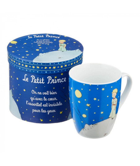 Taza en porcelana El Principito (en su planeta) en caja regalo