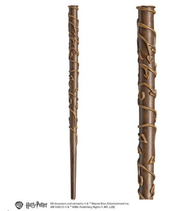 Varita Spin Master Hermione Granger - Harry Potter Wizarding World - ¡Hechizos y Magia en tus Manos! 30cm