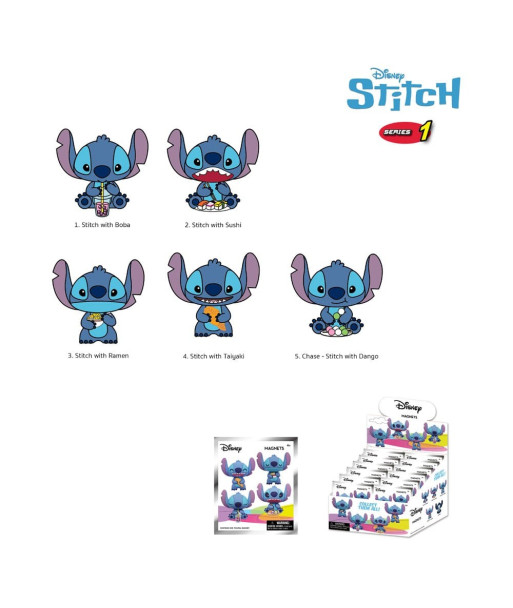 Imán Sorpresa de Stitch Series 1 Lilo & Stitch (1 Unidad)