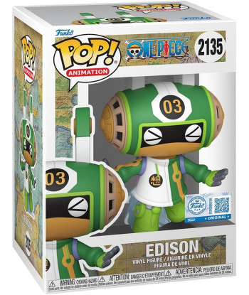 Figura Funko Pop Edison 2135 - One Piece - Edición Especial - Satélite Vegapunk Punk-03