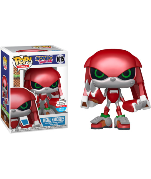Figura Funko Pop Metal Knuckles 1015 - Sonic the Hedgehog - Toy Tokyo New York 2024 Limited Edition