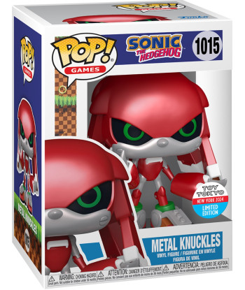 Figura Funko Pop Metal Knuckles 1015 - Sonic the Hedgehog - Toy Tokyo New York 2024 Limited Edition