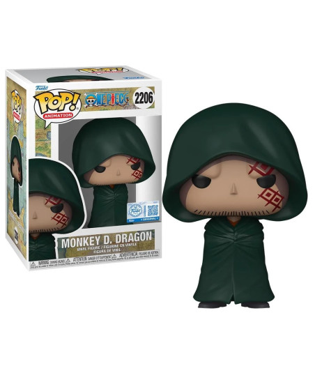 Figura Funko Pop Monkey D. Dragon 2206 - One Piece - Edición Especial - Líder del Ejército Revolucionario