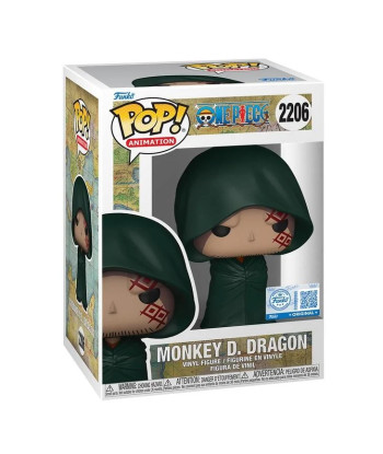 Figura Funko Pop Monkey D. Dragon 2206 - One Piece - Edición Especial - Líder del Ejército Revolucionario